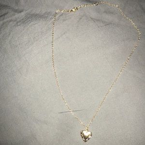 Heart locket necklace